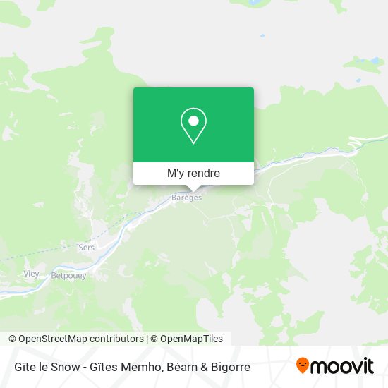 Gîte le Snow - Gîtes Memho plan