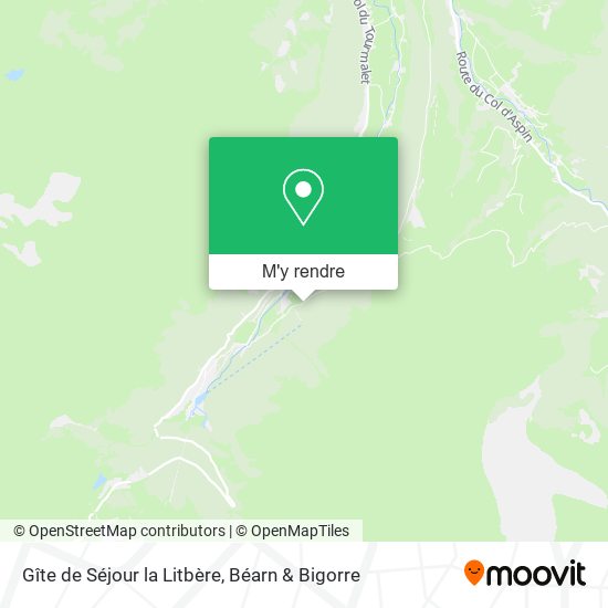 Gîte de Séjour la Litbère plan
