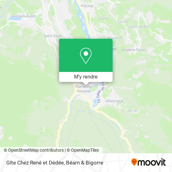 Gîte Chez René et Dédée plan