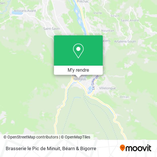 Brasserie le Pic de Minuit plan