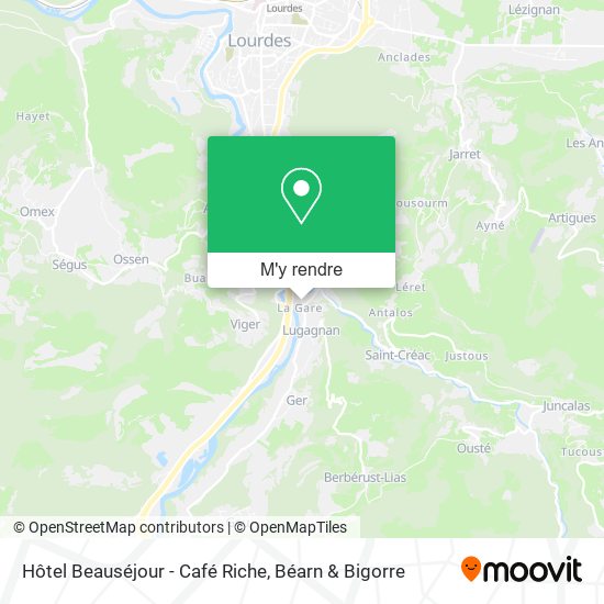 Hôtel Beauséjour - Café Riche plan