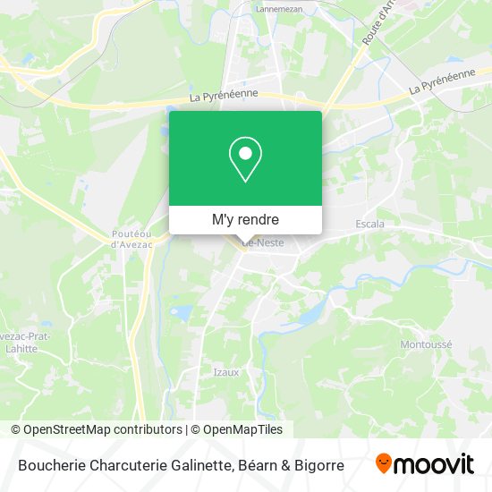 Boucherie Charcuterie Galinette plan