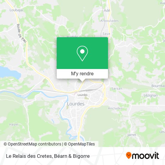 Le Relais des Cretes plan