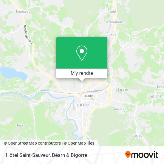Hôtel Saint-Sauveur plan