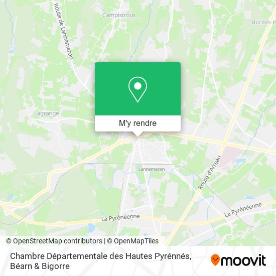 Chambre Départementale des Hautes Pyrénnés plan