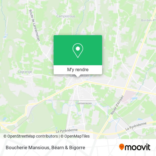 Boucherie Mansious plan