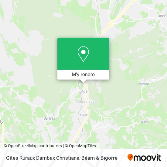Gîtes Ruraux Dambax Christiane plan