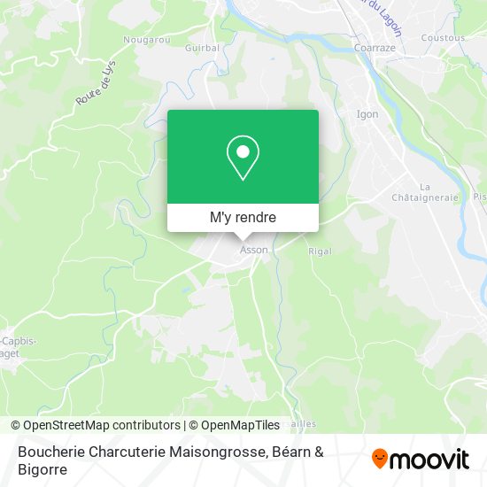 Boucherie Charcuterie Maisongrosse plan