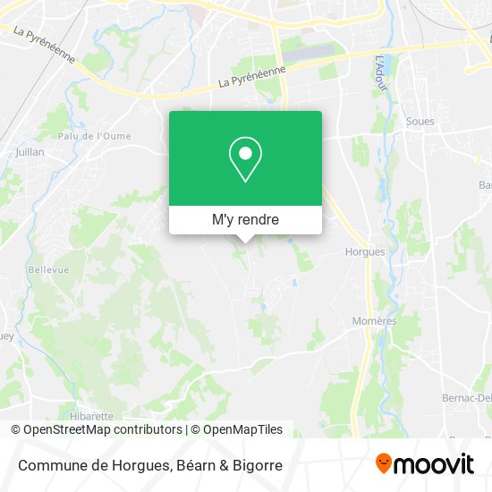 Commune de Horgues plan