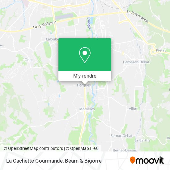 La Cachette Gourmande plan