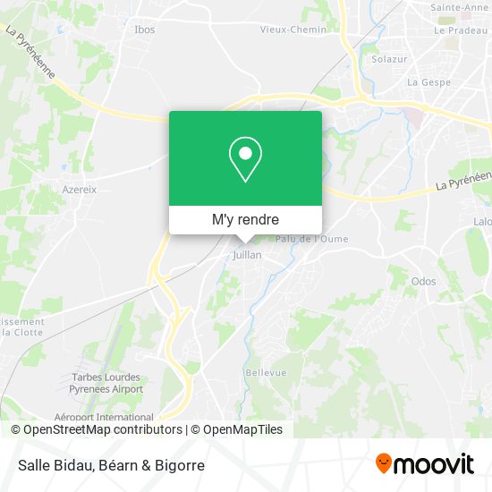 Salle Bidau plan
