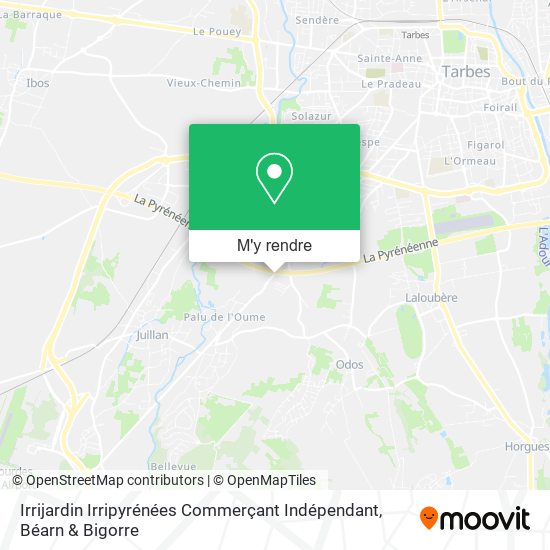 Irrijardin Irripyrénées Commerçant Indépendant plan