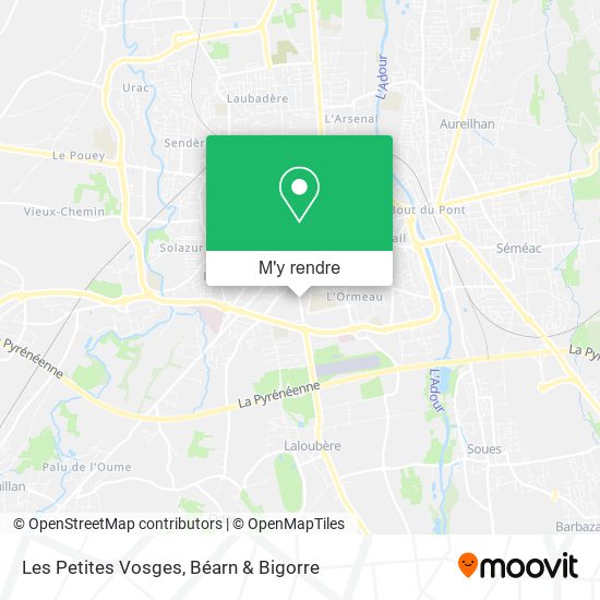 Les Petites Vosges plan