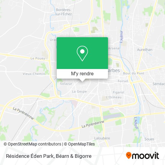 Résidence Éden Park plan