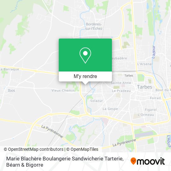 Marie Blachère Boulangerie Sandwicherie Tarterie plan
