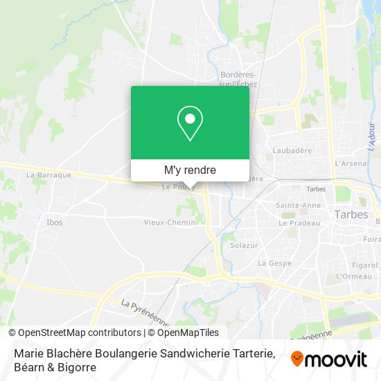 Marie Blachère Boulangerie Sandwicherie Tarterie plan