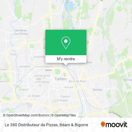 Le 380 Distributeur de Pizzas plan