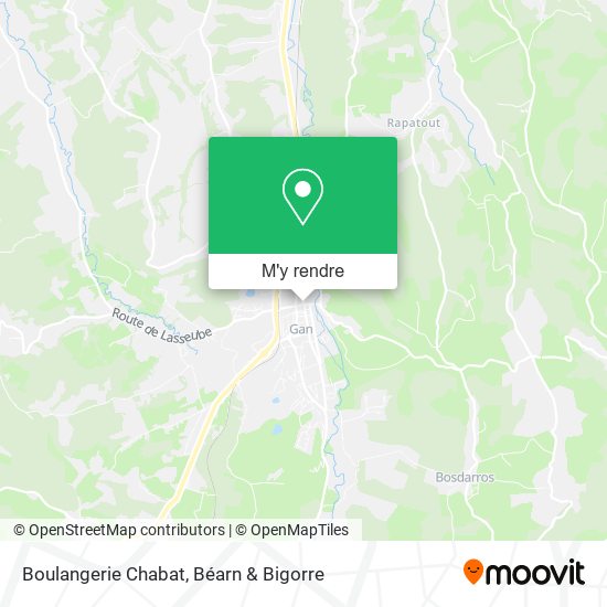 Boulangerie Chabat plan