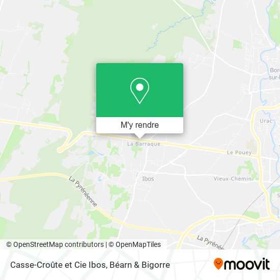 Casse-Croûte et Cie Ibos plan