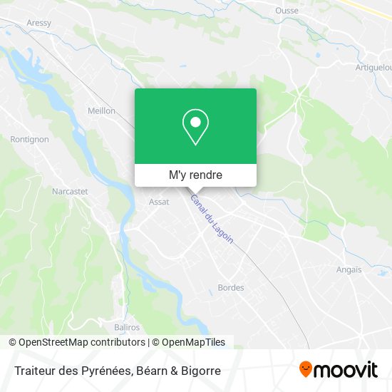 Traiteur des Pyrénées plan