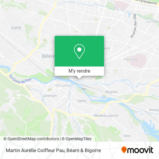 Martin Aurélie Coiffeur Pau plan