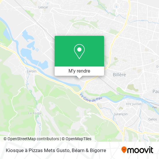 Kiosque à Pizzas Mets Gusto plan