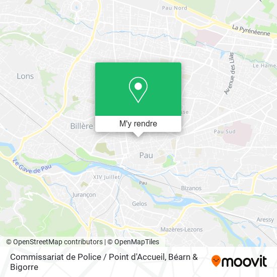 Commissariat de Police / Point d'Accueil plan