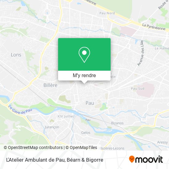 L'Atelier Ambulant de Pau plan
