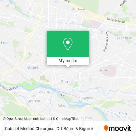 Cabinet Medico Chirurgical Orl plan