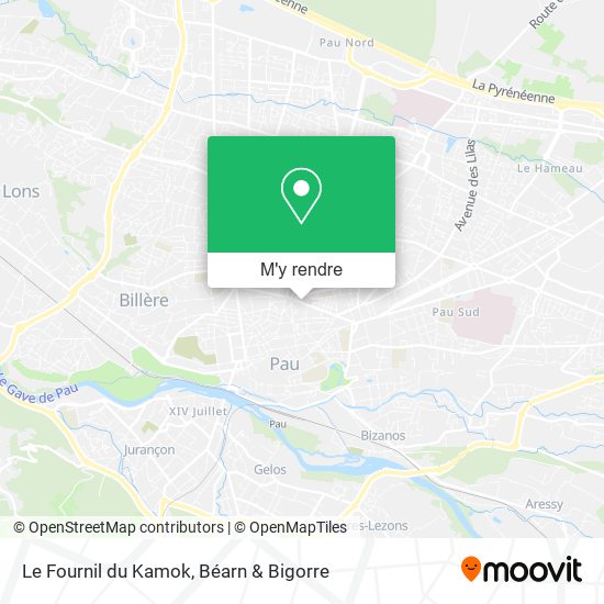 Le Fournil du Kamok plan