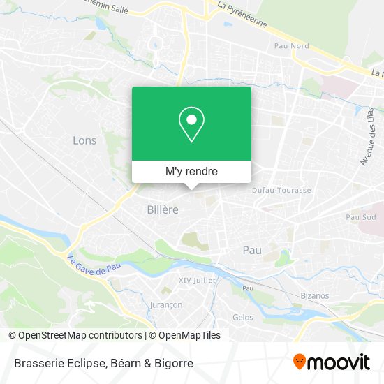Brasserie Eclipse plan
