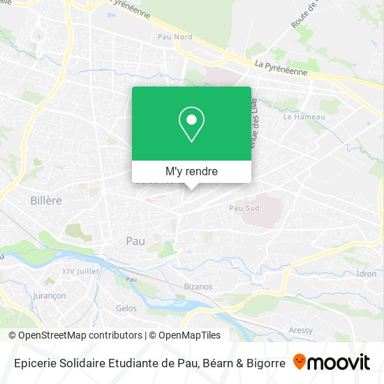 Epicerie Solidaire Etudiante de Pau plan