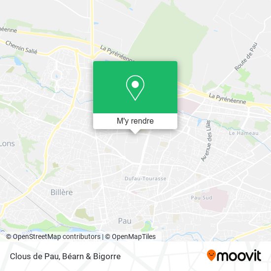 Clous de Pau plan