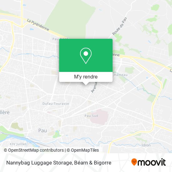 Nannybag Luggage Storage plan