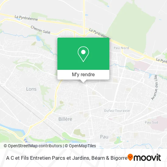A C et Fils Entretien Parcs et Jardins plan
