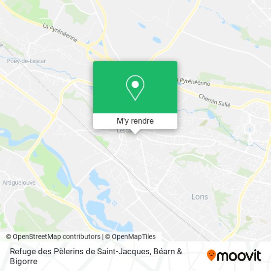 Refuge des Pèlerins de Saint-Jacques plan