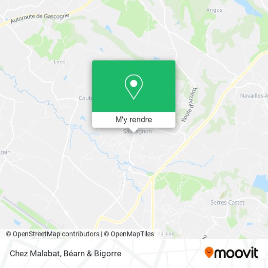 Chez Malabat plan