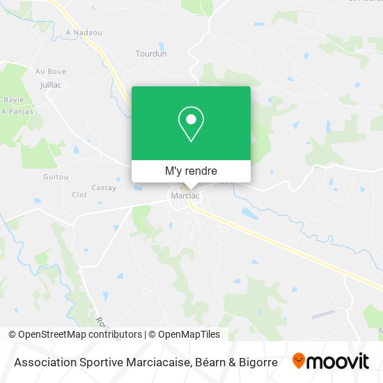 Association Sportive Marciacaise plan