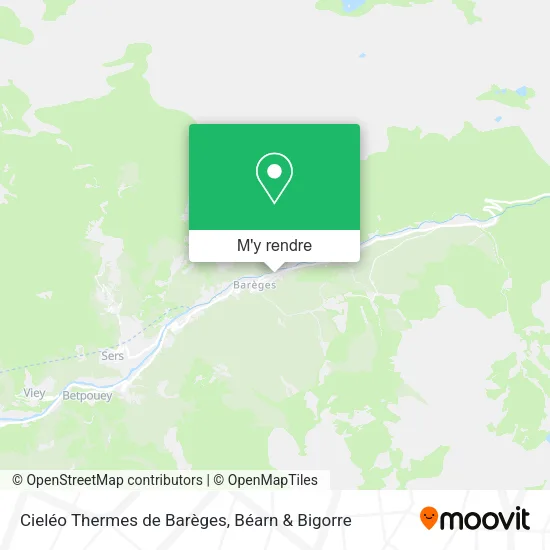 Cieléo Thermes de Barèges plan
