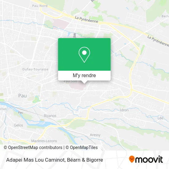 Adapei Mas Lou Caminot plan