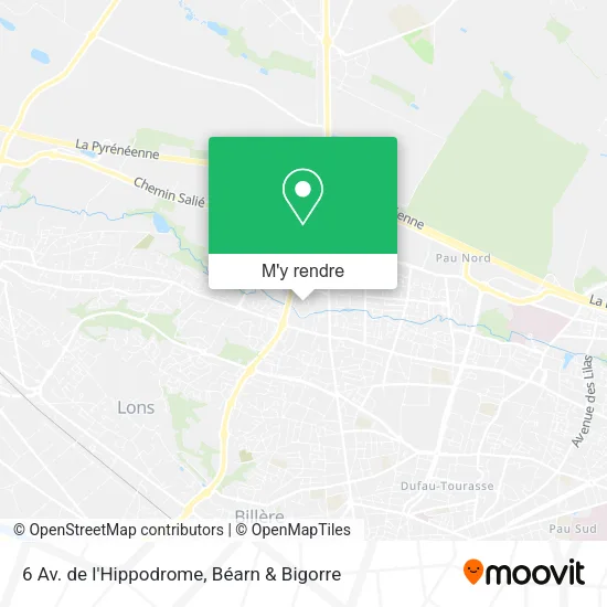 6 Av. de l'Hippodrome plan