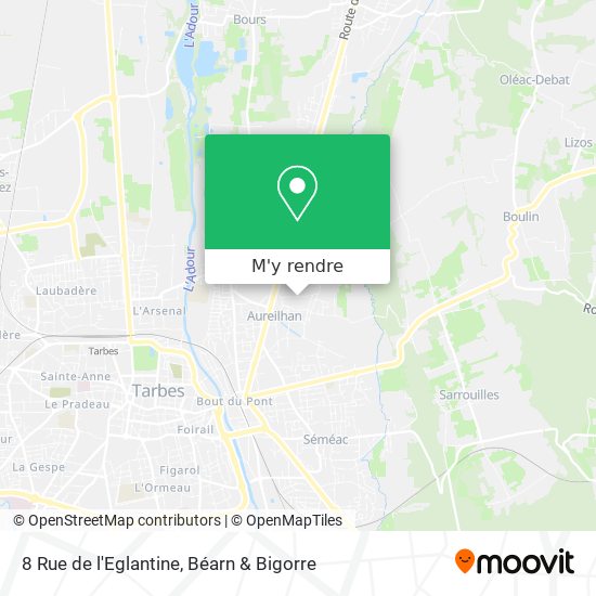 8 Rue de l'Eglantine plan