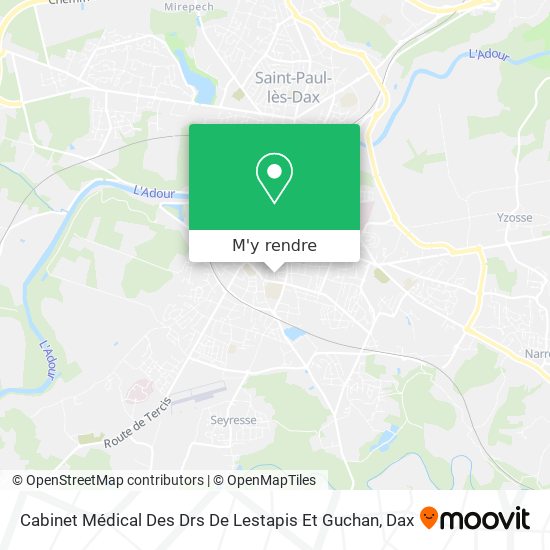 Cabinet Médical Des Drs De Lestapis Et Guchan plan