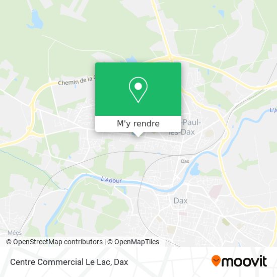 Centre Commercial Le Lac plan
