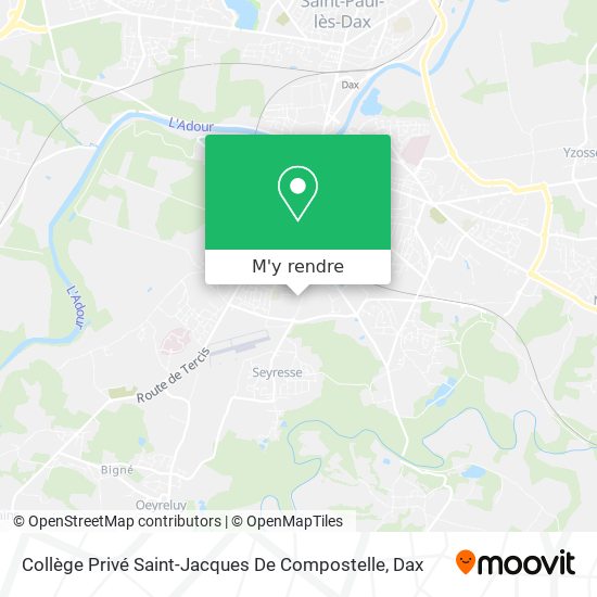 Collège Privé Saint-Jacques De Compostelle plan