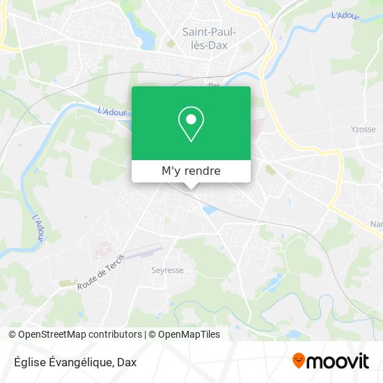 Église Évangélique plan