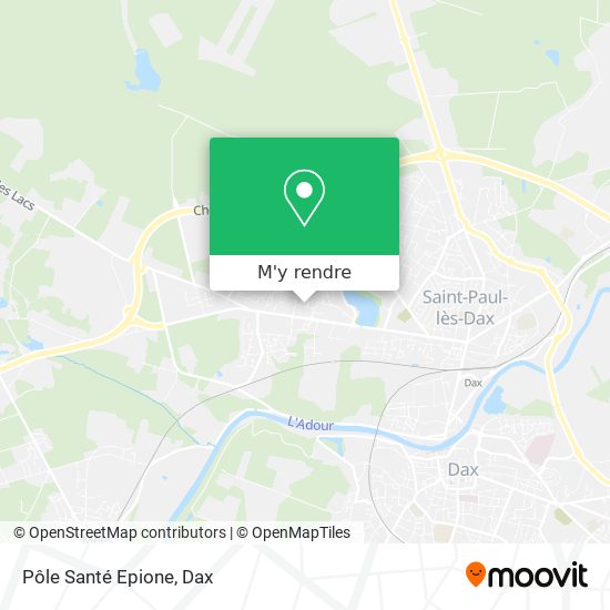 Pôle Santé Epione plan