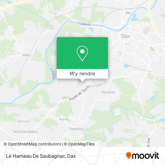Le Hameau De Saubagnac plan
