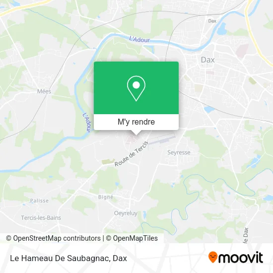 Le Hameau De Saubagnac plan