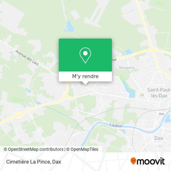 Cimetière La Pince plan